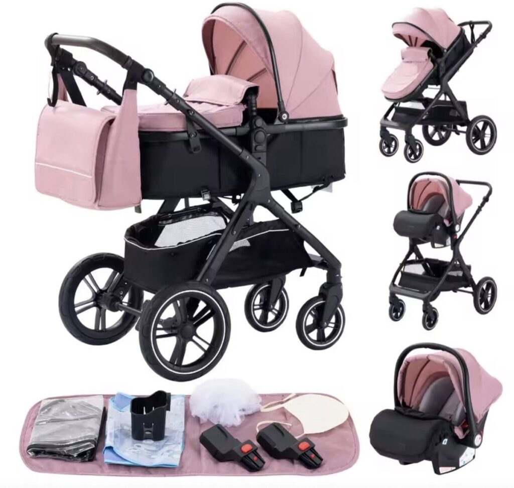 J&R 3-in-1 Roze