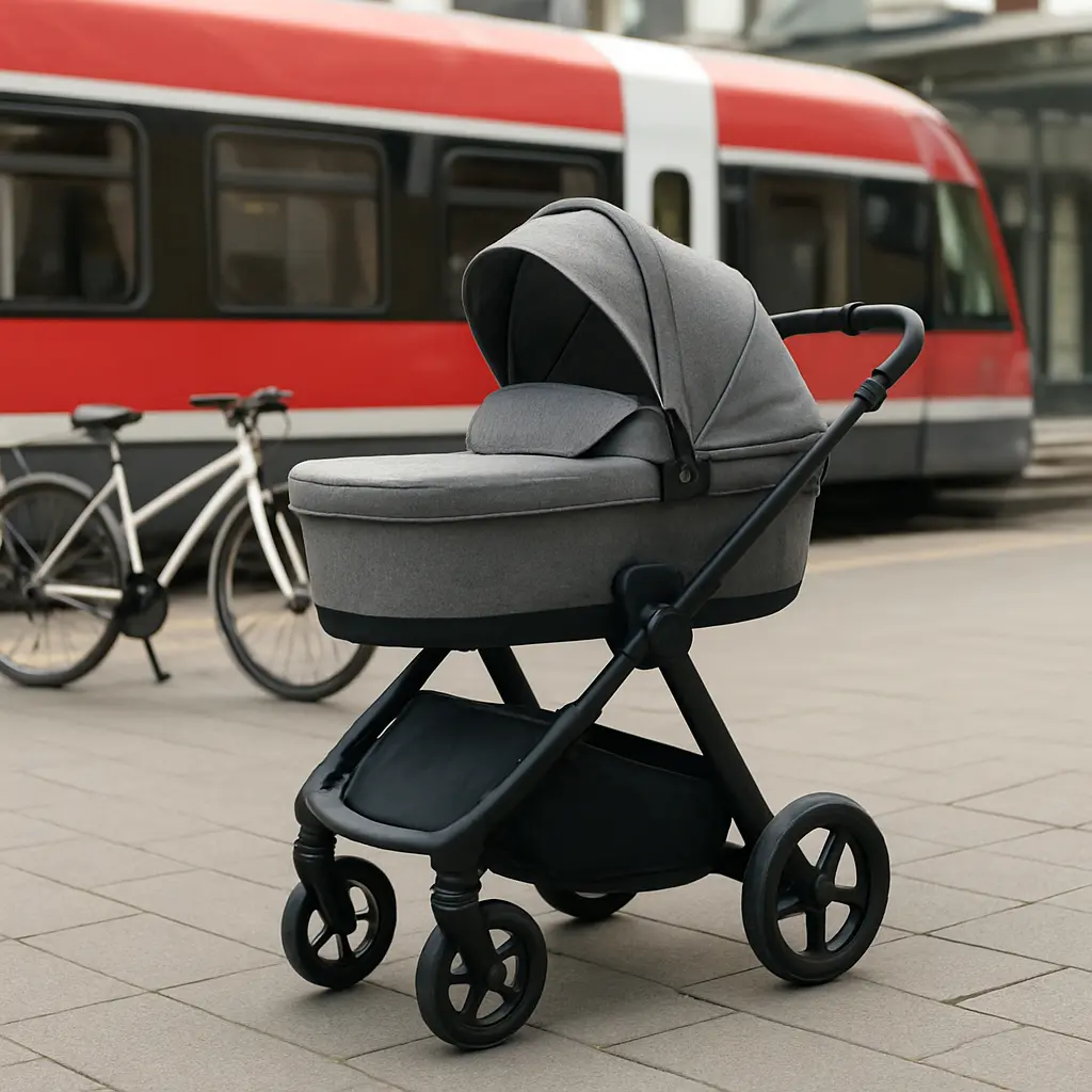 Beste 3 in 1 kinderwagen voor het OV en fiets combineren